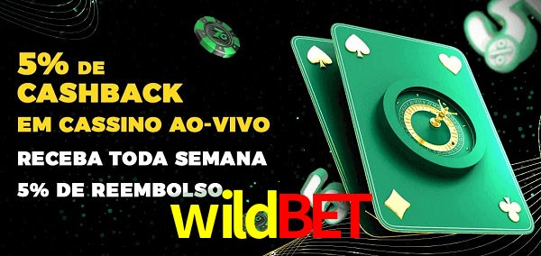 Promoções do cassino ao Vivo wildbet